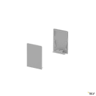 SLV - GRAZIA 20, embouts hauts pour profil standard strié, 2 pcs., alu anodi