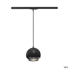 SLV - LIGHT EYE 150, suspension pour rail 1 allumage, noir/chrome, QPAR111 max. 75W