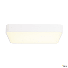 SLV - MEDO 60, plafonnier LED, intérieur, carré, blanc, LED, 39W, IP 20, UGR < 22