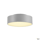 SLV - MEDO 30, plafonnier LED, intérieur, rond, gris, LED, 15W, IP 20