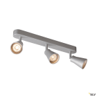 SLV - AVO TRIPLE, applique & plafonnier, triple, QPAR51, gris arg, max 3x50W