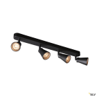 SLV - AVO, applique et plafonnier intérieur, quad, noir, GU10/QPAR51, 4x 50W max