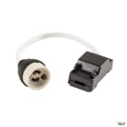 SLV - Douille GU10, intérieur, blanc/noir, avec boîte de connexion et attache rapide