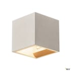 SLV - SOLID CUBE, applique intérieure, gris, G9/QT14, 25W max, béton
