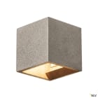 SLV - SOLID CUBE, applique intérieure, noir, G9/QT14, 25W max, béton