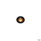 SLV - HORN MINI, spot encastré intérieur, noir/or, LED, 1,2W, 3000K