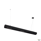 SLV - Q-LINE®, suspension intérieure, 1m, noir, LED, 46W, 3000K, variable