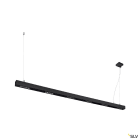 SLV - Q-LINE®, suspension intérieure, 2m, noir, LED, 93W, 3000K, variable