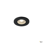 SLV - KAMUELA ECO, encastré, noir, LED 6,5W 3000K, 38°, variable, IP65