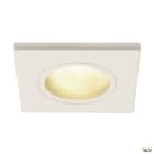 SLV - DOLIX OUT, carré, GU10, QPAR51, encastré, blanc, max. 50W