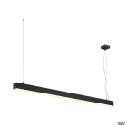 SLV - Q-LINE®, suspension intérieure, simple, noir, LED, 47W, 3000K, variable Dali