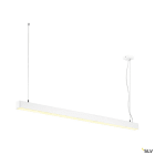 SLV - Q-LINE®, suspension intérieure, simple, blanc, LED, 47W, 3000K, variable Dali