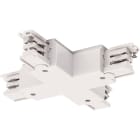 SLV - S-TRACK Connecteur en X, Phase, blanc