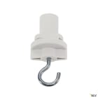 SLV - S-TRACK, adaptateur avec crochet, pour rail 3 allumages, intérieur, blanc