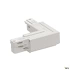 SLV - EUTRAC connecteur 90°, terre extérieure, blanc RAL 9016