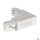 SLV - EUTRAC®, connecteur en L, intérieur, pour rail 3 allumages en saillie, blanc