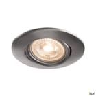 SLV - EASY INSTALL QPAR51/GU10, encastré, alu brossé, 20W max