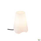 SLV - KIROCONE, luminaire mobile extérieur, blanc, E27, 60W max, IP44