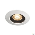 SLV - VARU encastré, noir/blanc, GU10 5,5W max., IP65