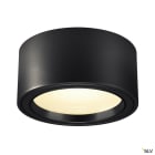 SLV - FERA 25, plafonnier intérieur, noir mat, LED, 21W, 3000K