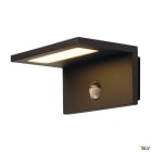 SLV - ANGOLUX S, applique avec détecteur, anthracite, LED 9,8W 3000K, IP44