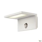 SLV - ANGOLUX S, applique avec détecteur, blanc, LED 9,8W 3000K, IP44