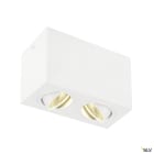 SLV - TRILEDO, plafonnier intérieur, double, rectangulaire, blanc, LED, 14W, 3000K
