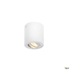 SLV - TRILEDO, plafonnier intérieur, simple, rond, blanc, GU10/LED GU10 51mm, 10W max