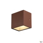 SLV - SITRA CUBE, applique extérieure, rouille, LED, 10W, 3000K, IP65