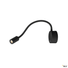 SLV - DIO FLEX PLATE LED applique, noir, 1,9W, 2700K