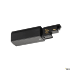 SLV - S-TRACK DALI, Alimentation, terre droite, noir