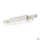 SLV - S-TRACK, connecteur longitudinal, Dali, pour rail 3 allumages, intérieur, blanc