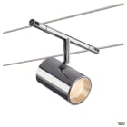 SLV - NOBLO SPOT, spot pour câble tendu T.B.T. intérieur, chrome, LED, 8,5W, 2700K