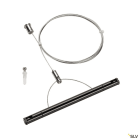 SLV - TENSEO, kit de suspension, intérieur, 2m, noir, pour câble tendu T.B.T