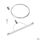 SLV - TENSEO, kit de suspension, intérieur, 2m, blanc, pour câble tendu T.B.T