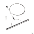 SLV - TENSEO, kit de suspension, intérieur, 2m, chrome, pour câble tendu T.B.T