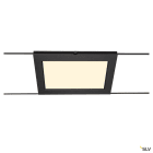 SLV - PLYTTA, spot pour câble tendu T.B.T. TENSEO intérieur, noir, LED, 9,8W, 2700K