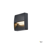 SLV - DOWNUNDER OUT, encastré mural extérieur, carré, anthracite, LED, 4,5W, 3000/4000