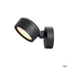 SLV - ESKINA SPOT, applique et plafonnier extérieur, anthracite, LED, 14,5W, 3000/4000