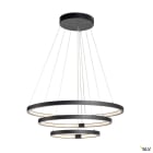 SLV - ONE TRIPLE, suspension LED, intérieur, noir, LED, 64W, IP 20