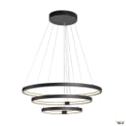 SLV - ONE TRIPLE, suspension LED, intérieur, noir, LED, 64W, IP 20