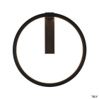SLV - ONE 40, applique murale LED, intérieur, noir, LED, 14W, IP 20