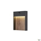 SLV - FLATT SENSOR, applique extérieure, anthracite/imitation bois, LED, 16W, 3000/400