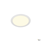 SLV - SENSER 24, encastré downlight intérieur, rond, blanc mat, LED, 13W, 3000K
