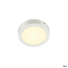 SLV - SENSER 18, plafonnier intérieur, rond, blanc mat, LED, 12W, 3000K, variable Tria