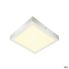 SLV - SENSER 24, plafonnier intérieur, carré, blanc mat, LED, 15W, 3000K, variable Tri