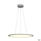 SLV - PANEL 60, suspension intérieure, gris, LED, 43W, 4000K, variable Dali