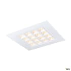 SLV - PAVANO, spot encastré intérieur, 620x620mm, UGR<19, blanc, LED, 25W, 3000K
