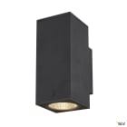 SLV - ENOLA, applique ext, carré, M, anthracite, LED, 19W, 3000K/4000K, IP65, up/down