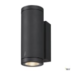 SLV - ENOLA, applique ext, rond, S, anthracite, LED, 7W, 3000K/4000K, IP65, up/down